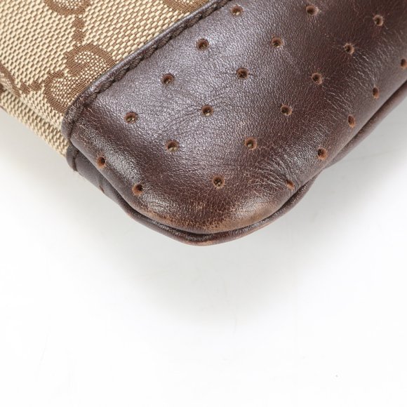 Gucci GG Canvas 147671 Leather Shoulder Bag Tote Men's - Picture 8 of 16